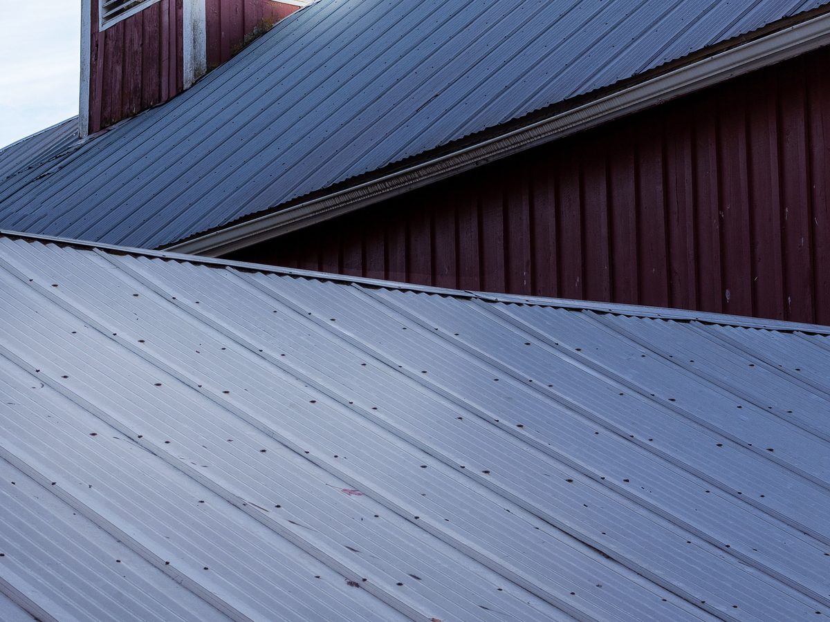 Close-up of metal roofing workmanship by Shield Proof Roofing